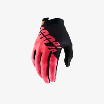 100% iTrack black fluo red
