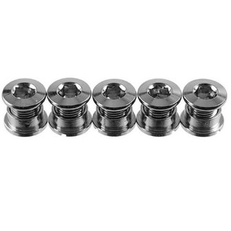 SD Chainring Bolts 5 set cr-mo Chrome